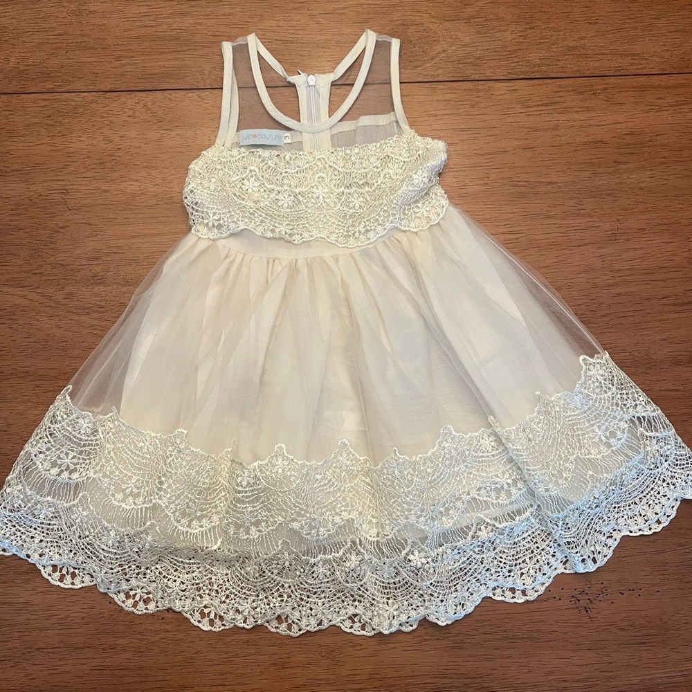 Beautiful crocheted lace dress